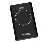 Faac XT2 пульт-брелок 433 МГц, 2-канальный, черного цвета 7870071