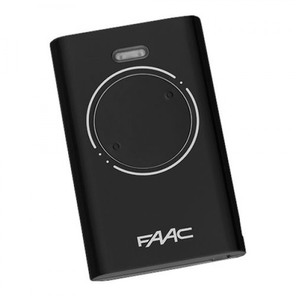 Faac XT2 пульт-брелок 433 МГц, 2-канальный, черного цвета 7870071 Faac XT2 пульт-брелок 433 МГц, 2-канальный, черного цвета 7870071