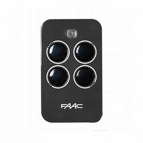 Faac XT4 RC пульт-брелок 433 МГц, 4-канальный, черного цвета 787456 Faac XT4 RC пульт-брелок 433 МГц, 4-канальный, черного цвета 787456