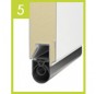 Гаражные секционные ворота Alutech Classic 4875х2250 мм