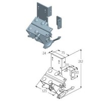 Alutech Кронштейн нижний RBI446MR Alutech Кронштейн нижний RBI446MR