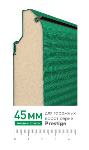 Секционные ворота Alutech Prestige воротное полотно Секционные ворота Alutech Prestige воротное полотно
